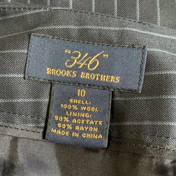 346 Brooks Brothers Pinstripe Skirt🌺 - Picture 3 of 3